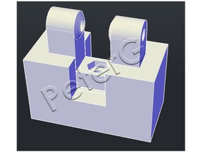 tendeur axe des x ceinture flyingbear p902 3d de l'imprimante pièces flyingbear-p902 3d print model - Mito3D