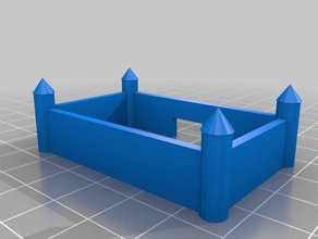 meu personalizados openscad castelo 3d impressão 3d print model - Mito3D