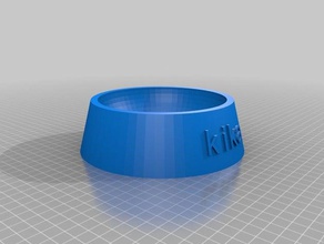 vasilha kika animais de estimação personalizado 3d print model - Mito3D