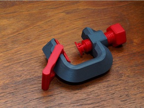 quick adjust g-clamp universal mount hobby diy gadjet 3d print model - Mito3D