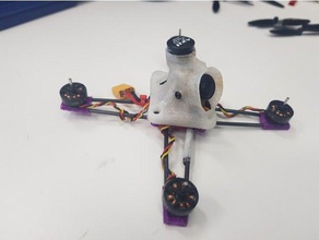 twiggy 4 mm'den carbontpu hibrit insansız çerçeve kingkong 5 mm sahne rc araç 1103 2 s çığlık drone yarış dayanıklı gerçek minik haykırış 3d print model - Mito3D