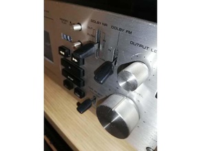 technics rs-676 su-3500 st-3500 nero manopola di controllo interruttore a levetta audio 3d print model - Mito3D