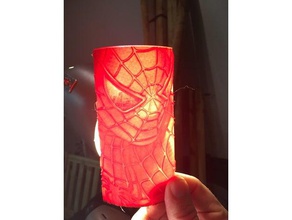 spiderman lithophane other fanart superhero 3d print model - Mito3D