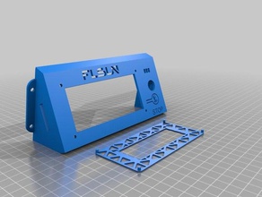 flsun lcd de montagem 3d impressão delta kossel 2020 3d print model - Mito3D