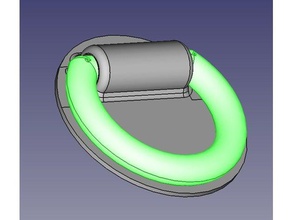 phone ring freecad mobile 3d print model - Mito3D