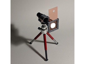 Taschenlampe Stativ-gel Kapuze diy Halter montieren Beleuchtung Fotografie tripod mount 3d print model - Mito3D