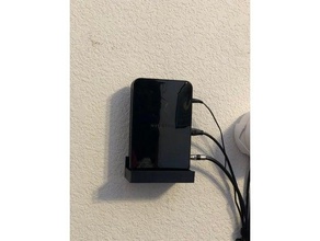 netgear cm500 wall mount organization modem 3d print model - Mito3D