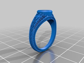 anello di fidanzamento mock up gioielli 3d print model - Mito3D