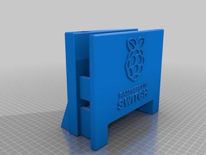 pi switch de secretária 5 polegadas caso diy 3d print model - Mito3D
