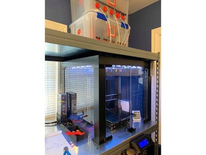 improved lack enclosure dry box ptfe tube connections other upgrades 3d printer accessories drybox ikea mk3 3d print model - Mito3D