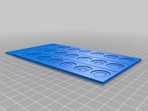 element round tray gloomhaven toy game accessories 3d print model - Mito3D