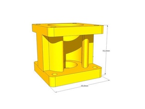 nema23 mount parts 3d print model - Mito3D