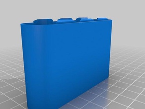 4x18650 case containers customized 3d print model - Mito3D