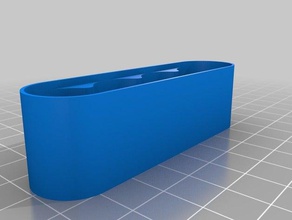 4x18650 case top containers customized 3d print model - Mito3D
