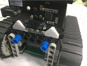 motobit lego holder electronics technic microbit sparkfun 3d print model - Mito3D