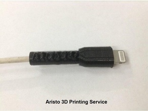 iphoneipad kablo koruyucu mobil 3d print model - Mito3D