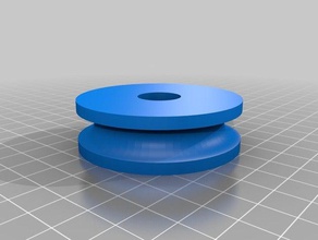 rail wheel d60mm other customized 3d print model - Mito3D