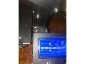 ender 3 pro control panel sd-reader 3d Drucker - Zubehör Kabel creality ender3 extender micro sd mount sd-Karte sd-extender 3d print model - Mito3D