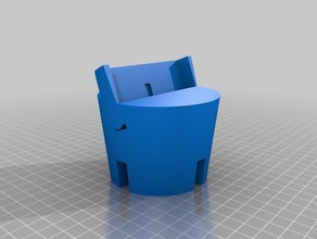 my customized cup holder phone dock oneplus 6 mobile 3d print model - Mito3D