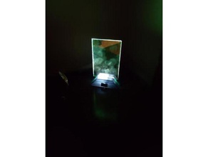son edge Edebiyatı taban 3d baskı diy gecelambası nightlamp Gece Işığı lambası 3d print model - Mito3D
