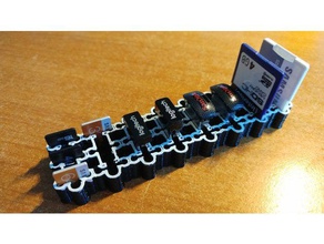 usb-sd-micro-sd-Halter tool Inhaber Boxen 3d print model - Mito3D