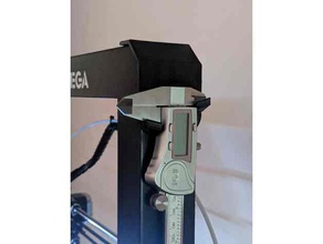 anycubic mega i3 caliper holder 3d printer accessories mega-s 3d print model - Mito3D