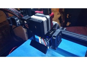 ender 3 e3d v6 minimalist stock fan duct basaraba direct drive conversion kit printer parts bltouch 3d print model - Mito3D