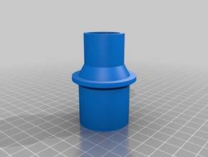 meine kundenspezifische Vakuum-Schlauch-adapter 2 Teile 3d print model - Mito3D