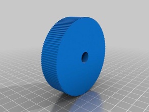 68 mm diámetro de la rueda d-encoder eje electrónica 3d print model - Mito3D