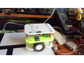 firulais line follower robot robotics 3d print model - Mito3D