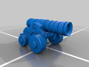 fantasy cannon toy game accessories rpg prop 3d print model - Mito3D