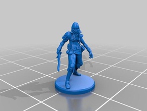 humanoid cultist miniature 1 toy game accessories 3dprintable dungeons dragons tabletop 3d print model - Mito3D