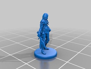 humanoid cultist miniature 2 toy game accessories 3dprintable dungeons dragons tabletop 3d print model - Mito3D