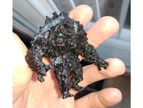 magma elemental multiple parts remixed dog einsteins toy game accessories dnd miniature miniatures 3d print model - Mito3D