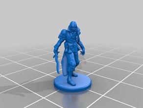 humanoid cultist miniature 3 toy game accessories 3dprintable dungeons dragons tabletop 3d print model - Mito3D