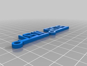 jsw rds-Linie Schlüsselanhänger angepasst 3d print model - Mito3D