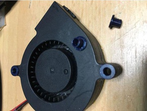 fan screw hole inlay pr&scarona part cooling 3d printer accessories 3d print model - Mito3D