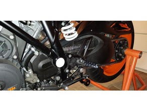 rahmenstopfen ktm 1290 supeduke automotive frame plug motorcycle superduke 3d print model - Mito3D