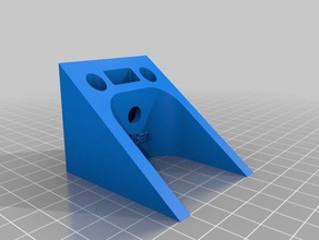 customizable wall console household openscad mount 3d print model - Mito3D