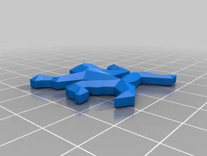 escher kertenkele tam PAH anti-fil-ayak matematik sanat kertenkeleler mcescher mc 3d print model - Mito3D
