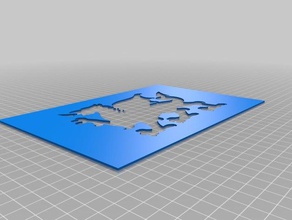 Galler bayrağı ejderha şablon işaretler logoları 3d print model - Mito3D