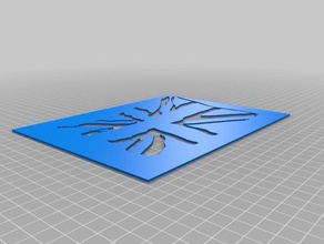 jack de união estêncil 2d arte 3d print model - Mito3D