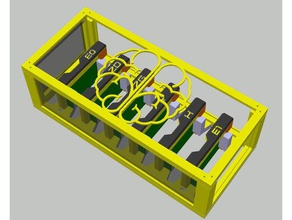 boitier pour 6 cartestb6560 robotics 3d print model - Mito3D