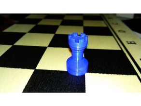 scacchi torre gioco da tavolo 3d print model - Mito3D