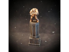28mm statue plinth buildings structures 40k scenery terrain warhammer 3d print model - Mito3D