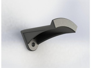 wall headphone holder audio design hanger mount 3d print model - Mito3D
