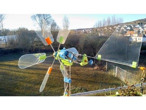 wind turbine v4 engineering 3d print model - Mito3D