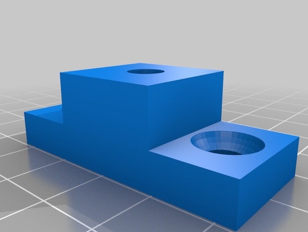 sauder furniture drawer slide spacer replacement parts 3D print model - Mito3D