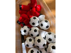 soccer knob household supplies 3d print model - Mito3D