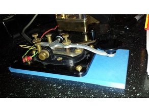 j38-base telegraph key hobby 3d print model - Mito3D